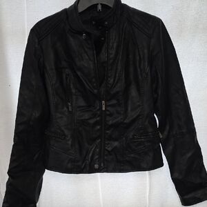 New Look Black Leather Jacket